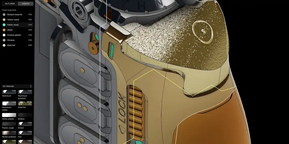 Plasticity 2025.2 预设物理材质