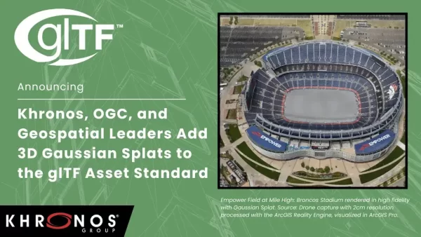 3D Gaussian Splats 将被整合进3D资产格式glTF标准