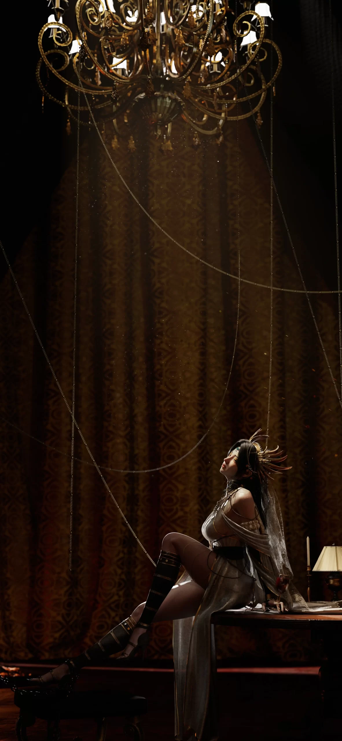 融合东西方美学的3D奇幻女祭司角色：李东贤的3D角色美学与技术工作流揭秘-次世代模型库