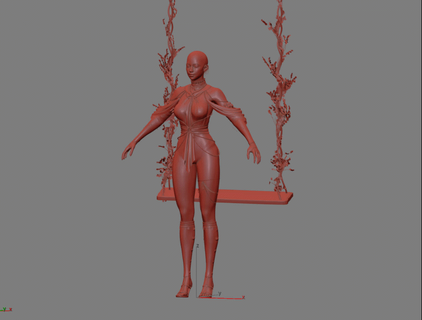 融合东西方美学的3D奇幻女祭司角色:李东贤的3D角色美学与技术工作流揭秘-次世代模型库 融合东西方美学的3D奇幻女祭司角色:李东贤的3D角色美学与技术工作流揭秘-次世代模型库