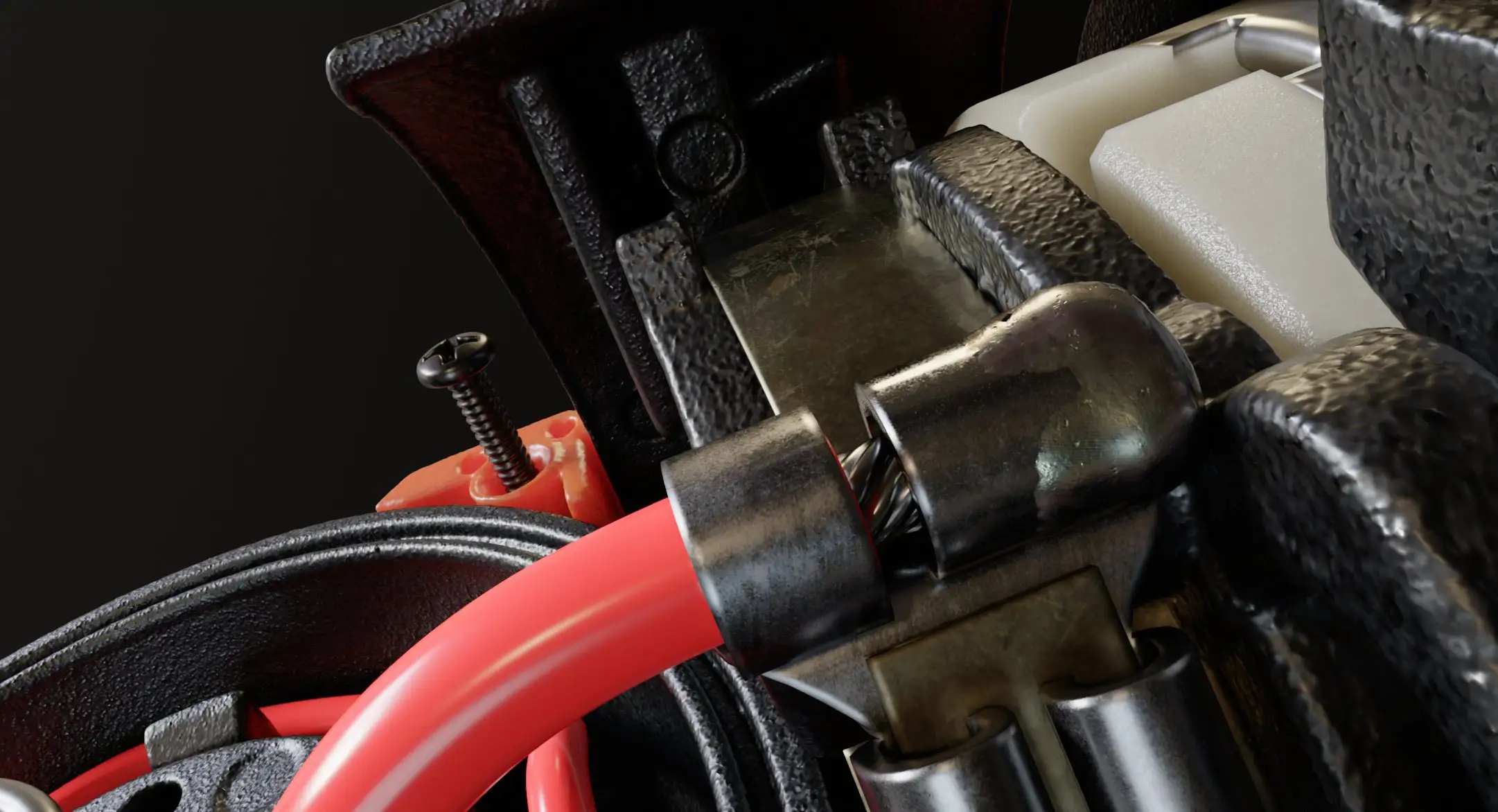 电动螺丝刀3D模型