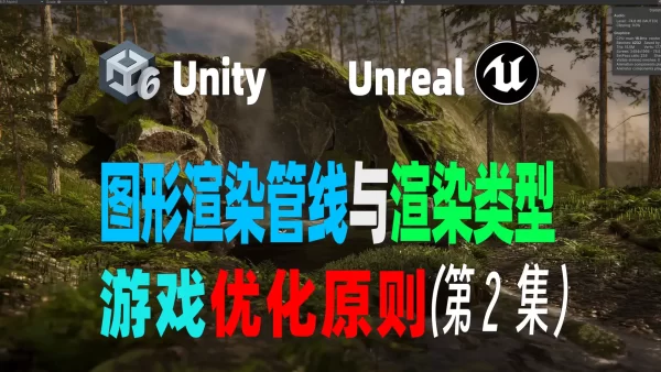 图形渲染管线与渲染类型-Unity Unreal引擎游戏通用优化原则 第2集