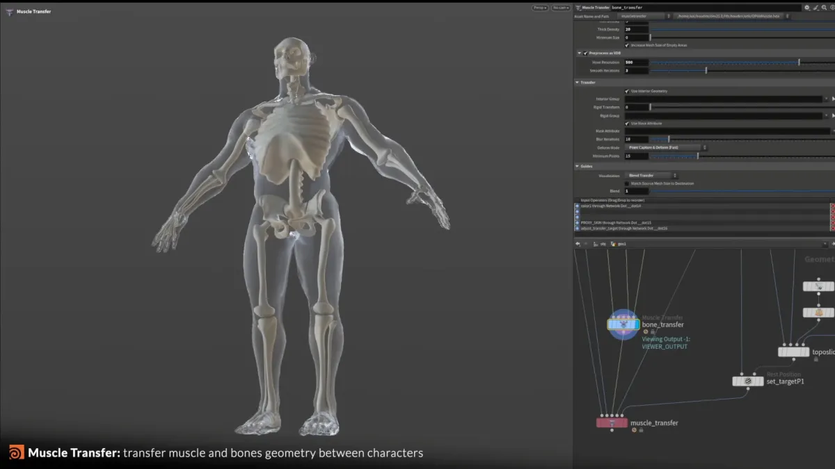 300+更新！Houdini 21 KineFX动画、CFX模拟与AI建模全面升级-次世代模型库