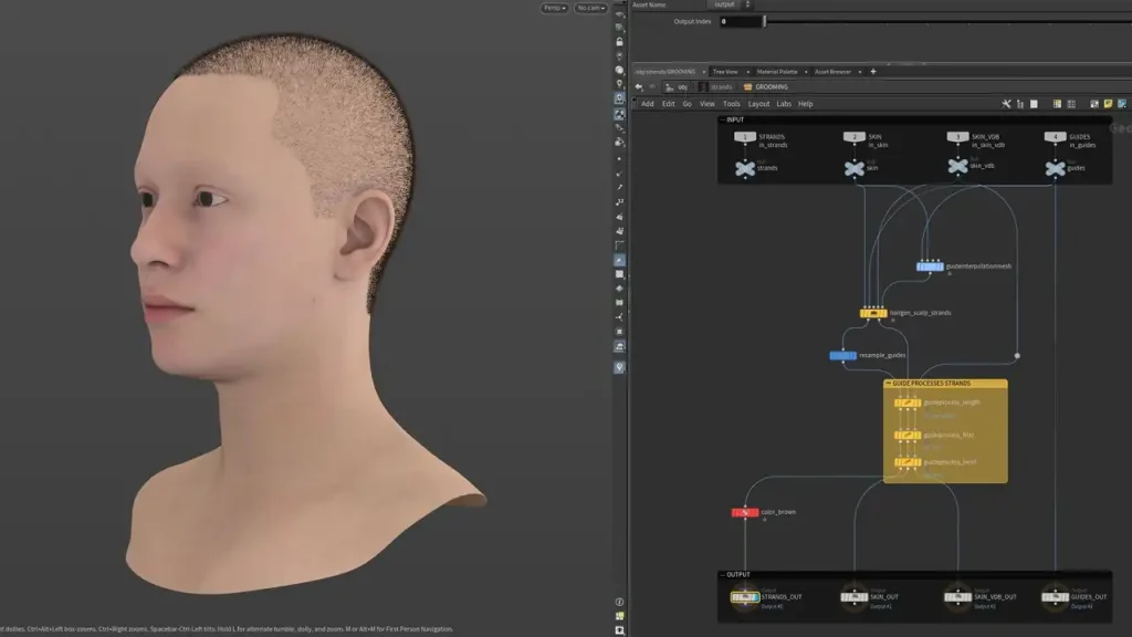 MetaHuman for Houdini最新版本发布！支持导入已绑定角色等新功能-次世代模型库