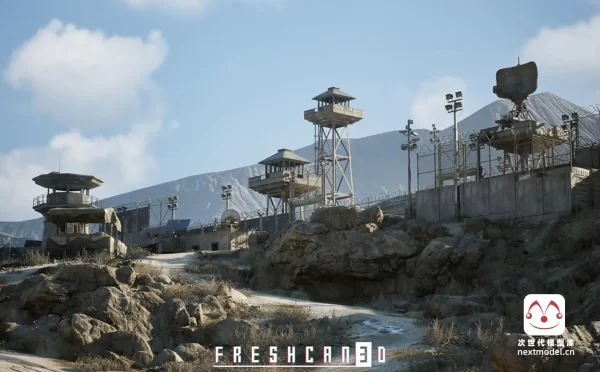 4km²军事基地\军营场景\大逃杀地图