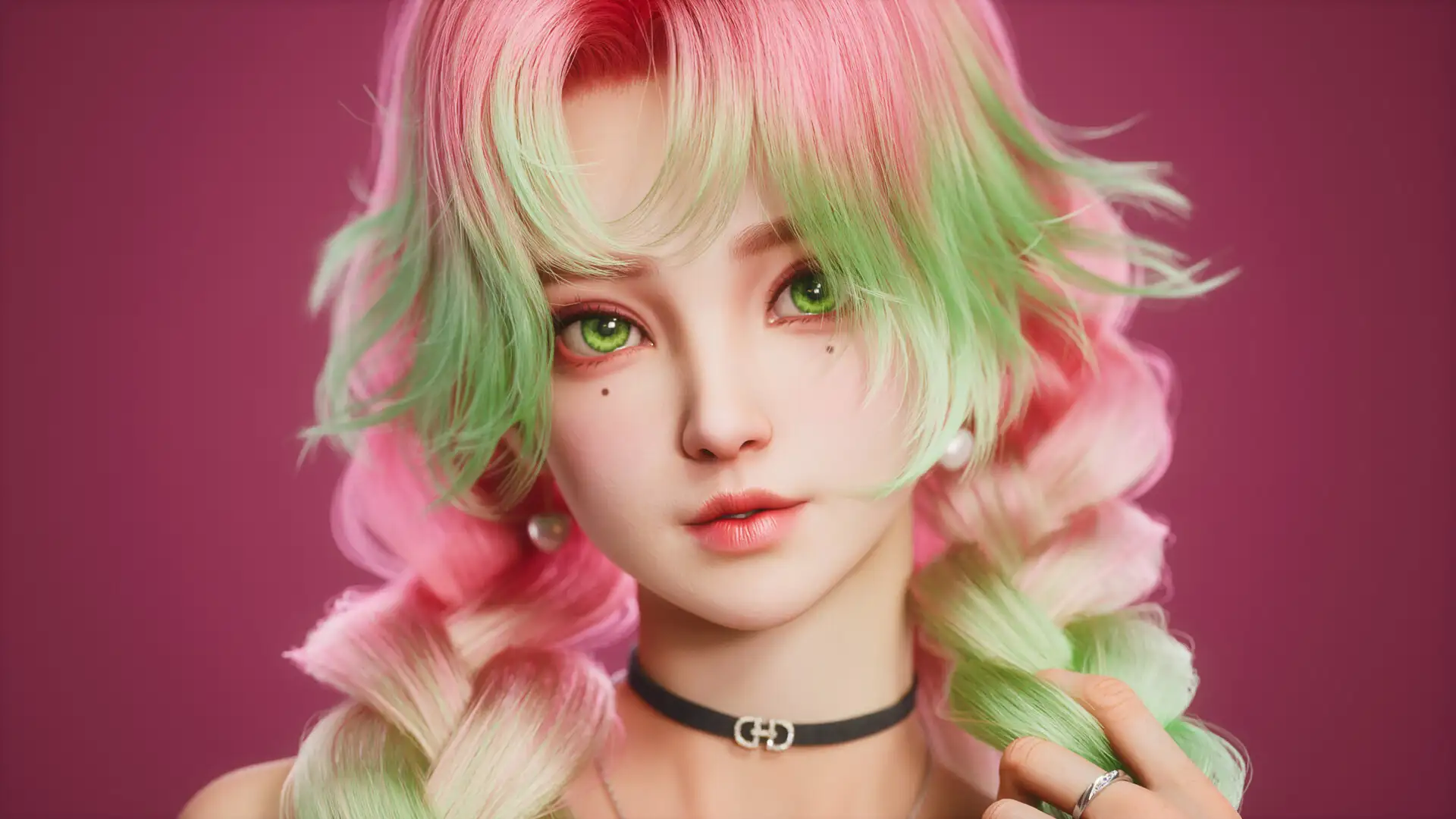 《鬼灭之刃》恋柱蜜璃头像视角