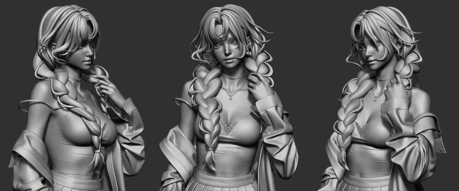 《鬼灭之刃》恋柱蜜璃雕刻-全身