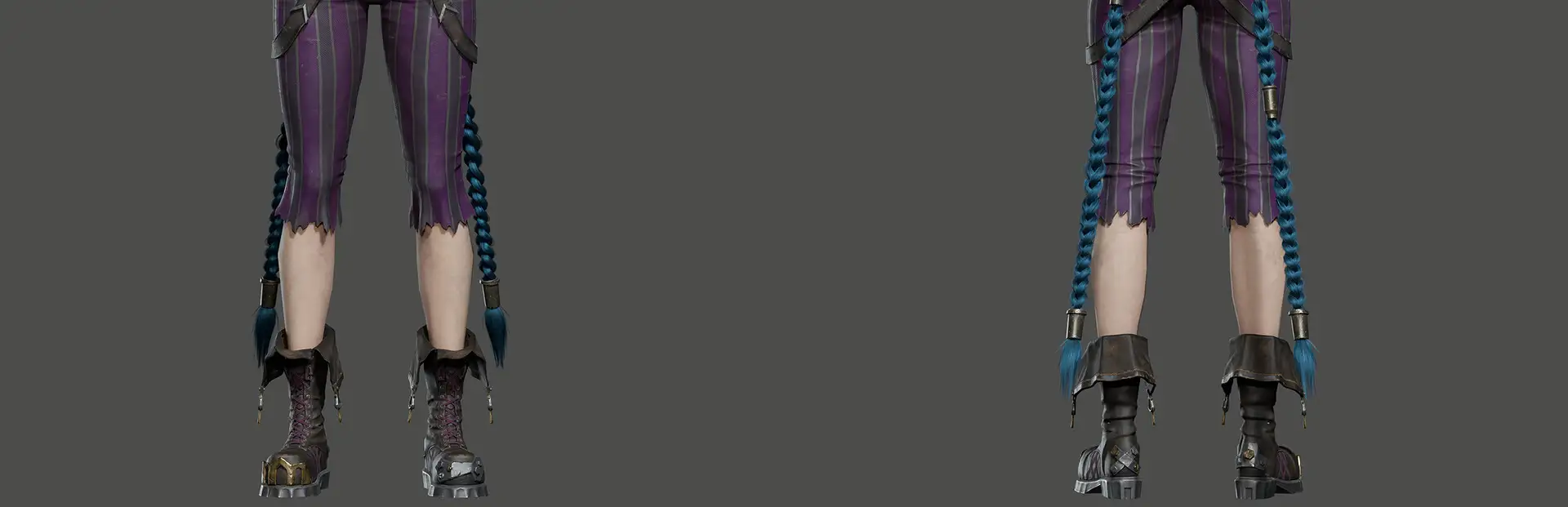 重塑金克丝：Ji Chang Choi融合亚洲特征与《双城之战》美学的3D创作-次世代模型库