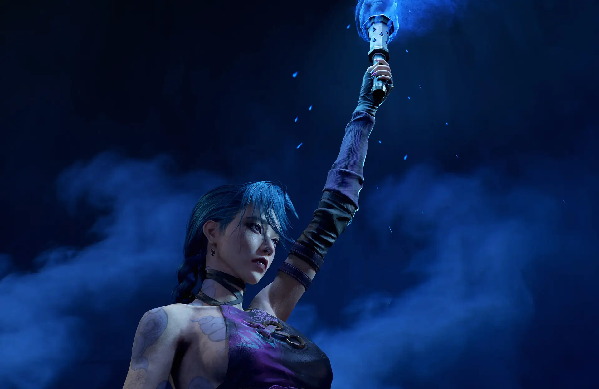 重塑金克丝：Ji Chang Choi融合亚洲特征与《双城之战》美学的3D创作-次世代模型库