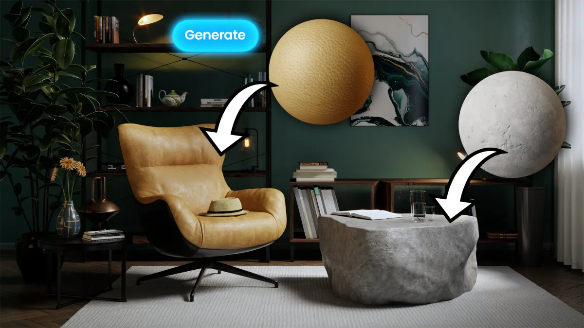 Chaos V‑Ray 7 for 3ds Max  AI材质