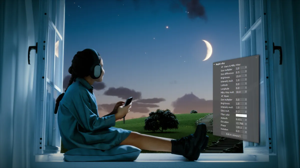 夜空系统 for Max