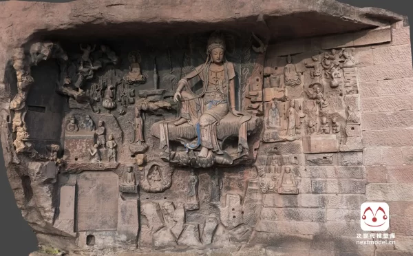 中国宋代石刻文物\佛教雕像扫描模型