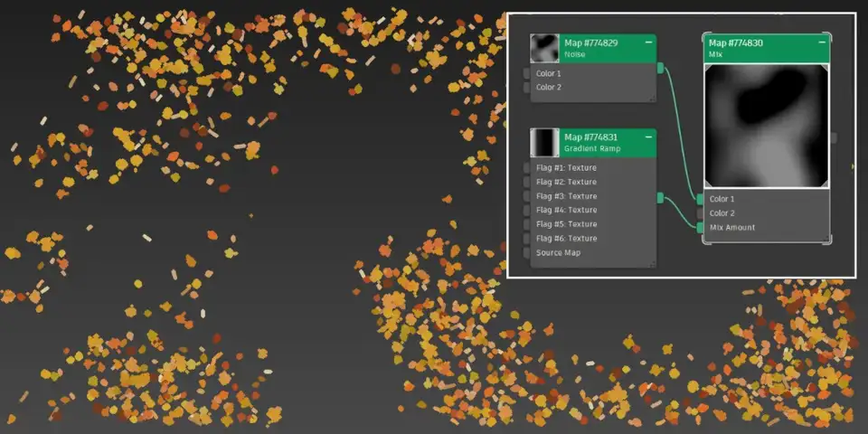 Forest Pack 9.3新散布功能 Forest Pack 9.3新散布功能