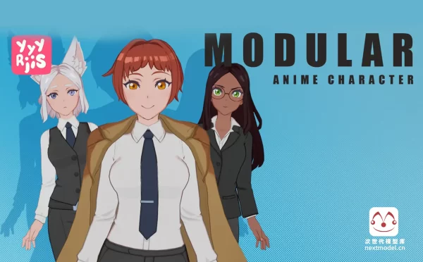 日式动漫风格女性角色