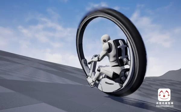4款科幻单轮摩托载具