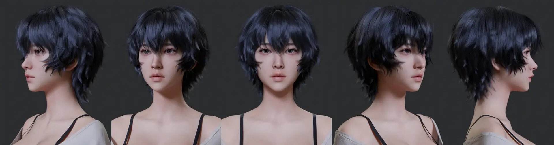 《九龙Generic Romance》女主Reiko 多视角渲染