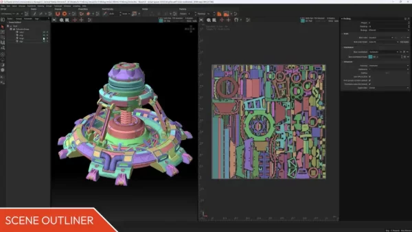 Rizom-Lab 发布 RizomUV 2025 —GPU加速打包提速4倍
