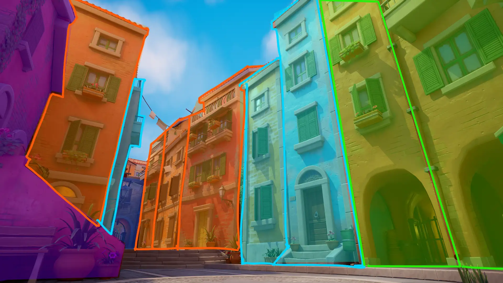 小镇设计模块化建筑的示例图