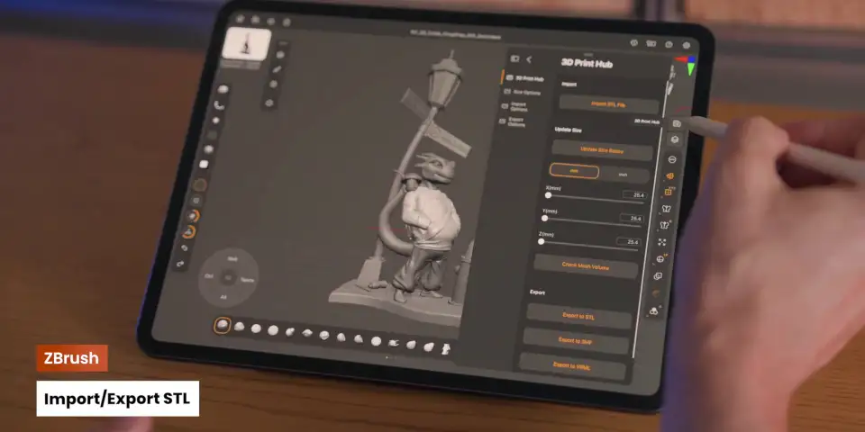 ZBrush 2026.0 3D Print Hub 