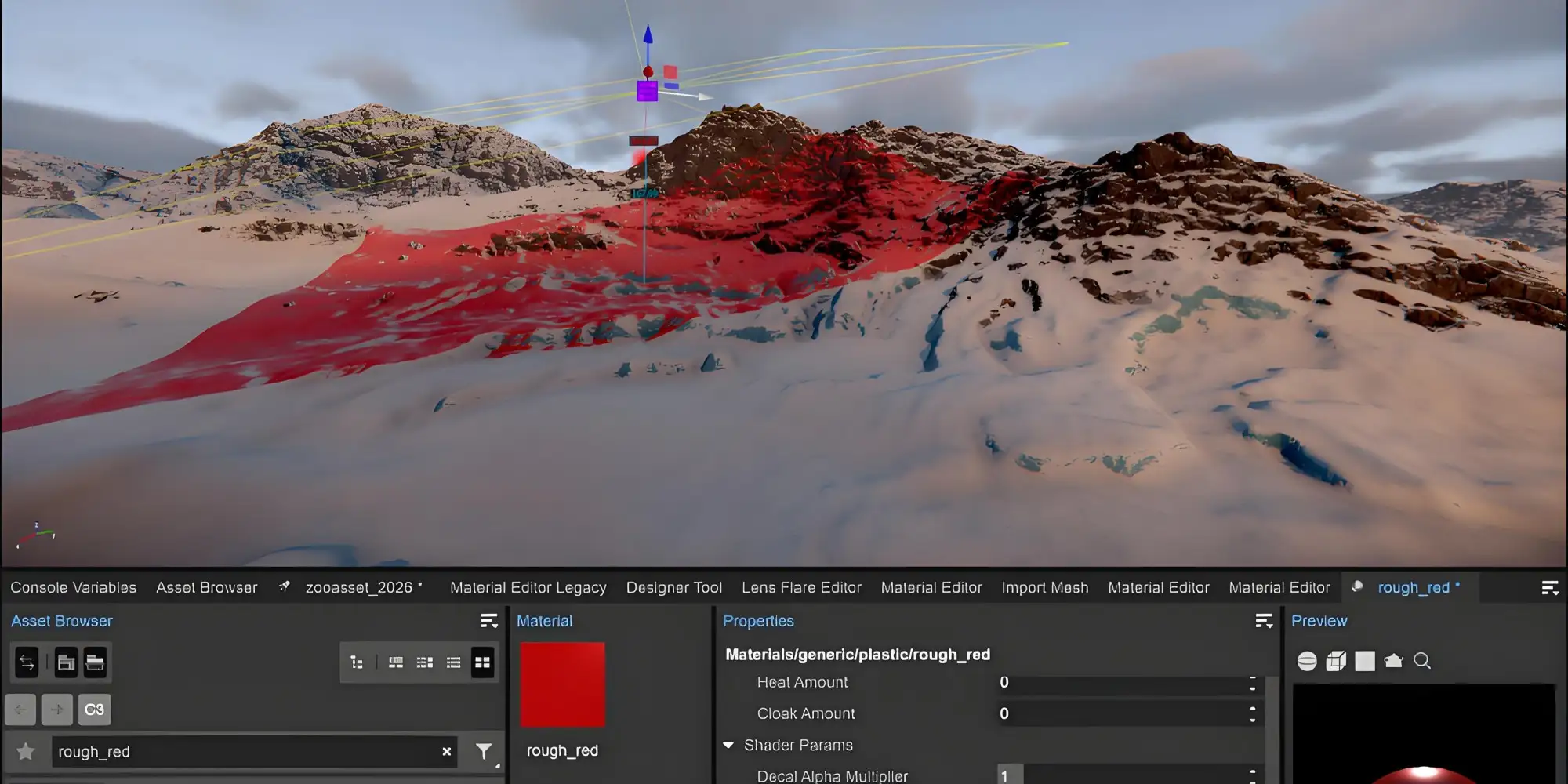 免费版CryEngine社区版编辑器界面