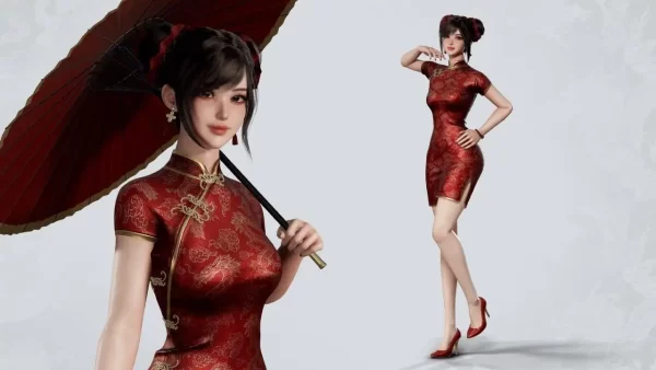 旗袍少女角色 Jua Lee