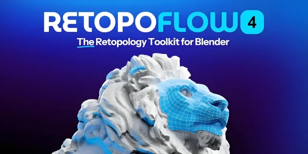 Retopoflow 4.0 发布：深度集成 Blender 编辑模式，性能飞跃！