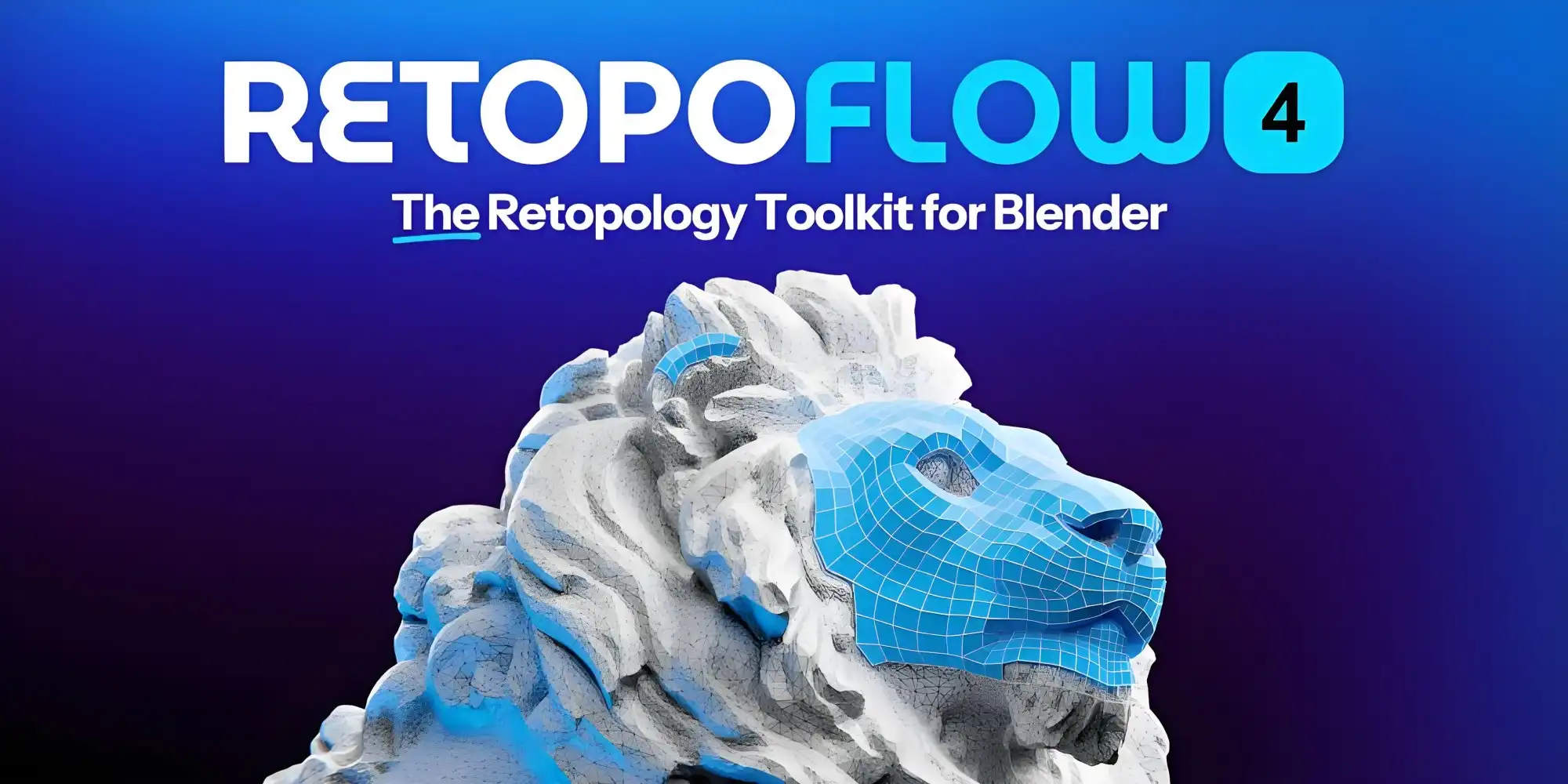 Retopoflow 4.0 for Blender 插件封面 Retopoflow 4.0 for Blender 插件封面