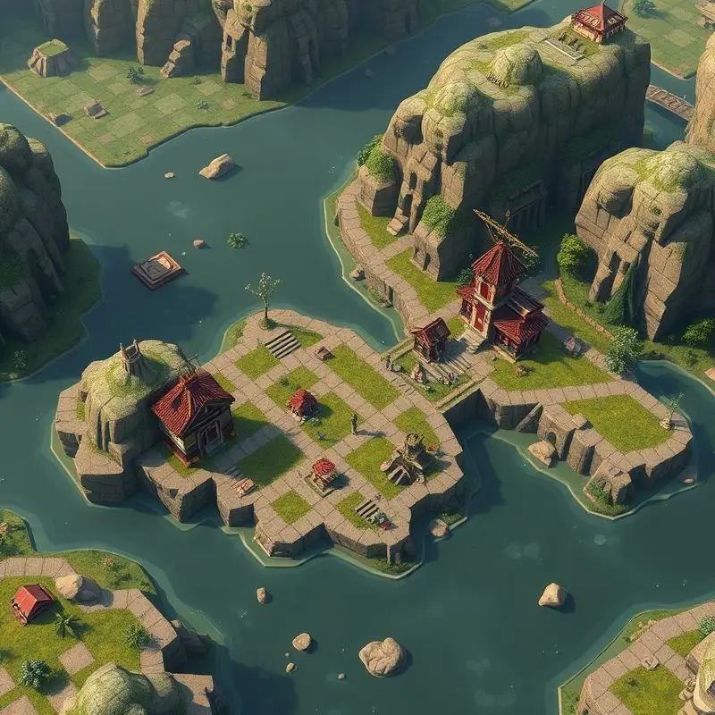 带有细节的Unity Tilemap 2D 场景