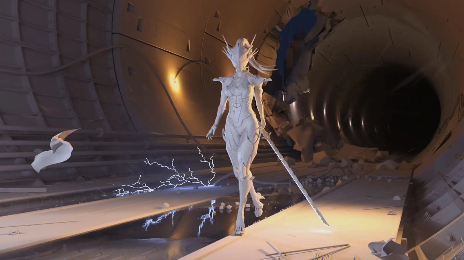 参考：Tark_Ark白模渲染