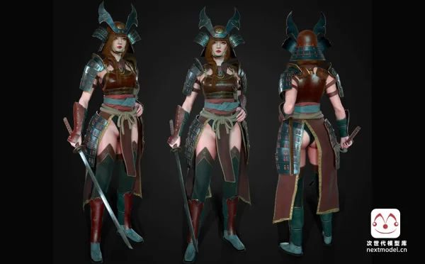 日本武士少女角色