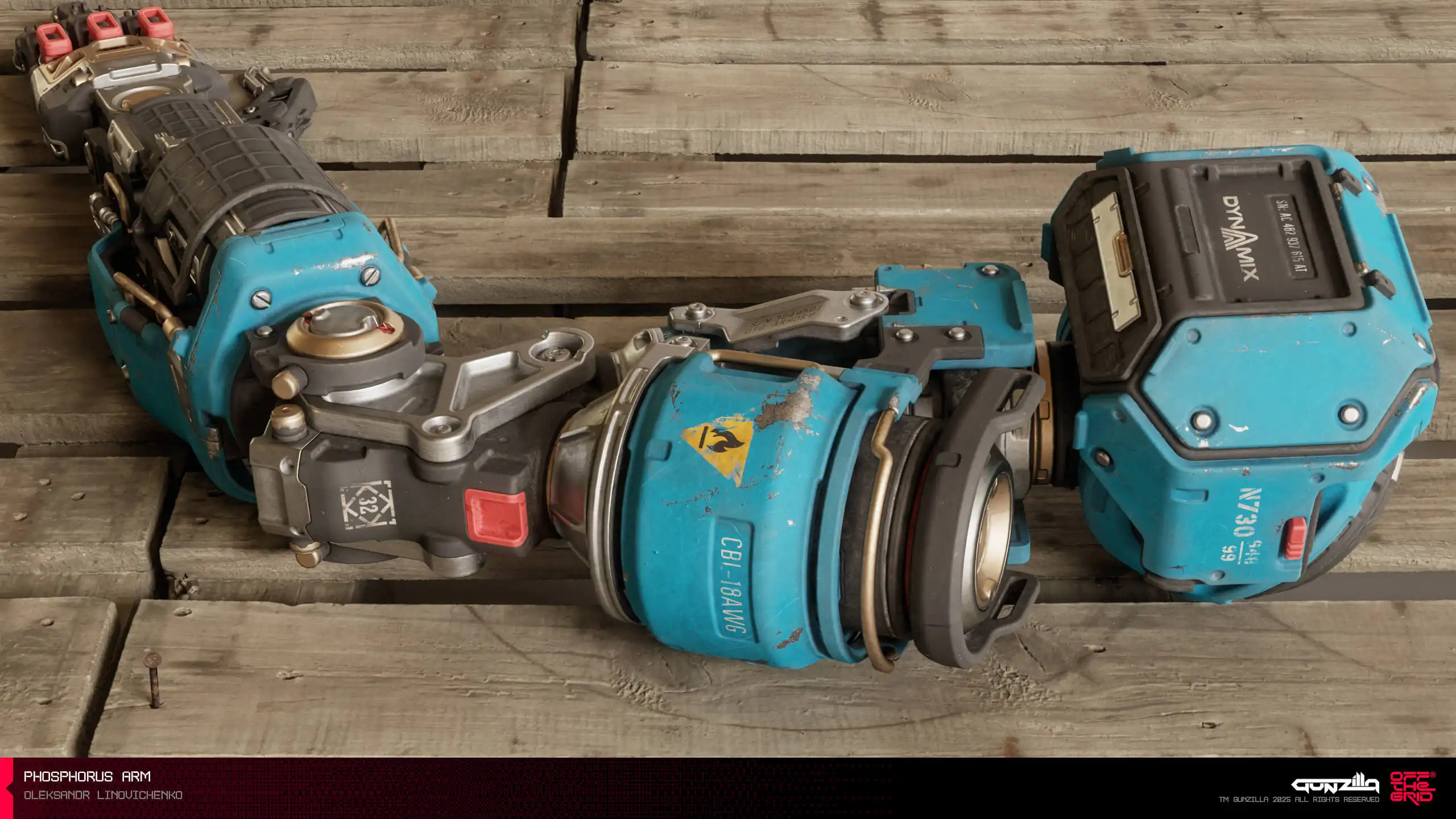 硬表面建模机械臂模型