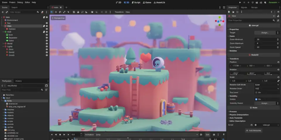 Godot 4.6 正式发布子展示全新UI界面 Godot 4.6 正式发布子展示全新UI界面