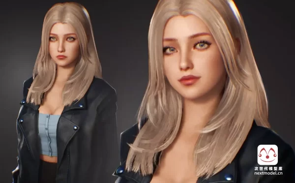 支持角色换装的现代女性 Ashley