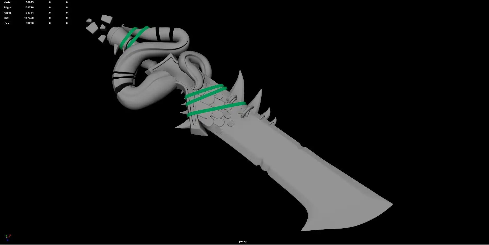 风格化3D道具制作：《渔夫之剑》全流程解析-次世代模型库