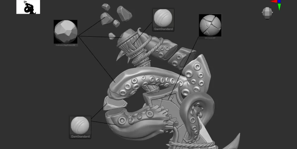 风格化3D道具制作：《渔夫之剑》全流程解析-次世代模型库