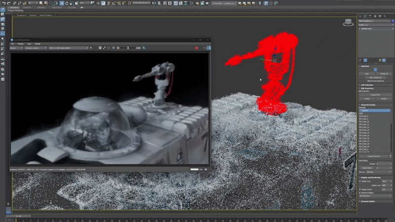 3ds Max 2027.2 新 Points 对象系统 3ds Max 2027.2 新 Points 对象系统