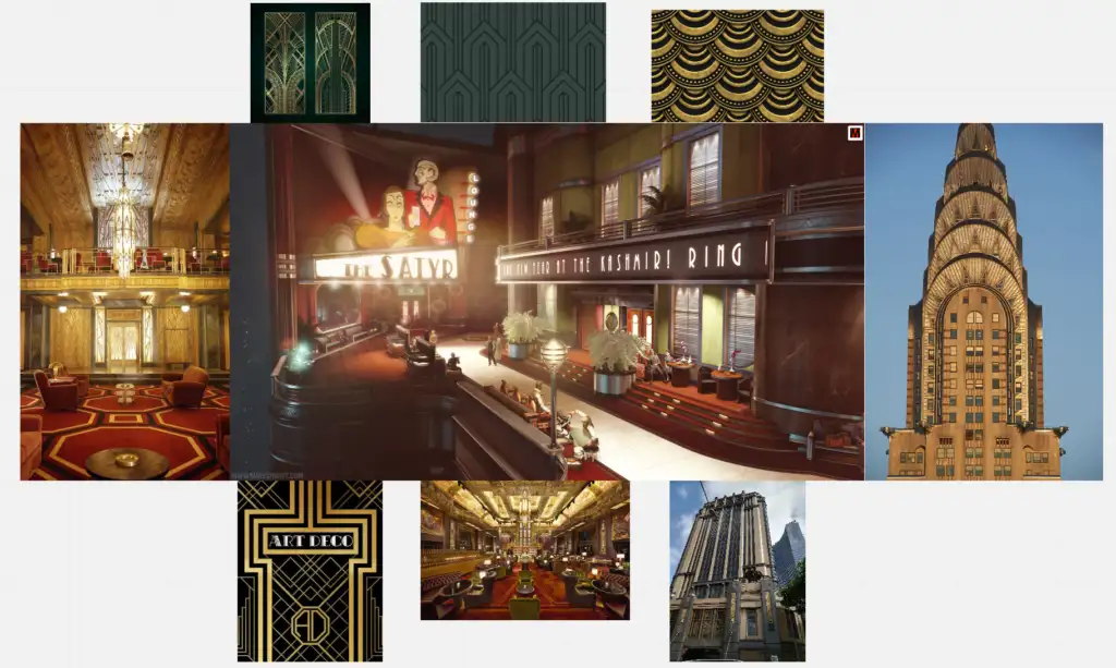 生化奇兵风格环境作品《葬于深海》:Blender全流程制作拆解-次世代模型库 Mike Snight原创的《葬于深海》概念设计原画与参考图拼图