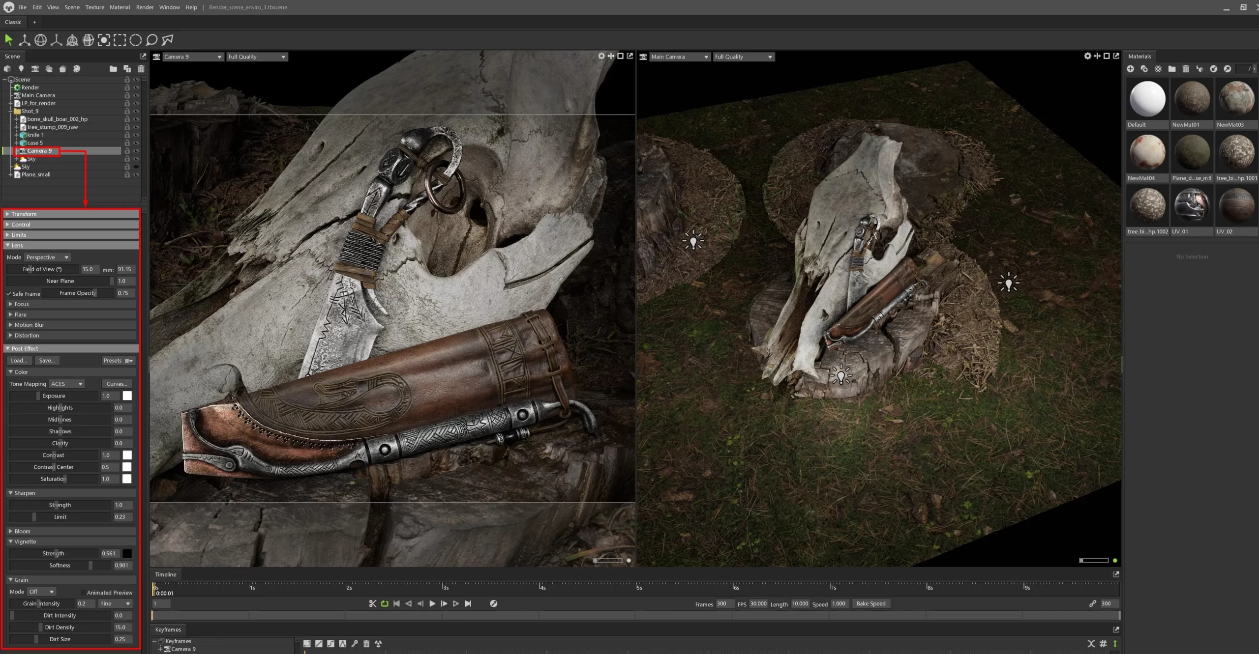 渲染环境 Marmoset Toolbag 渲染场景,HDRI 环境布置