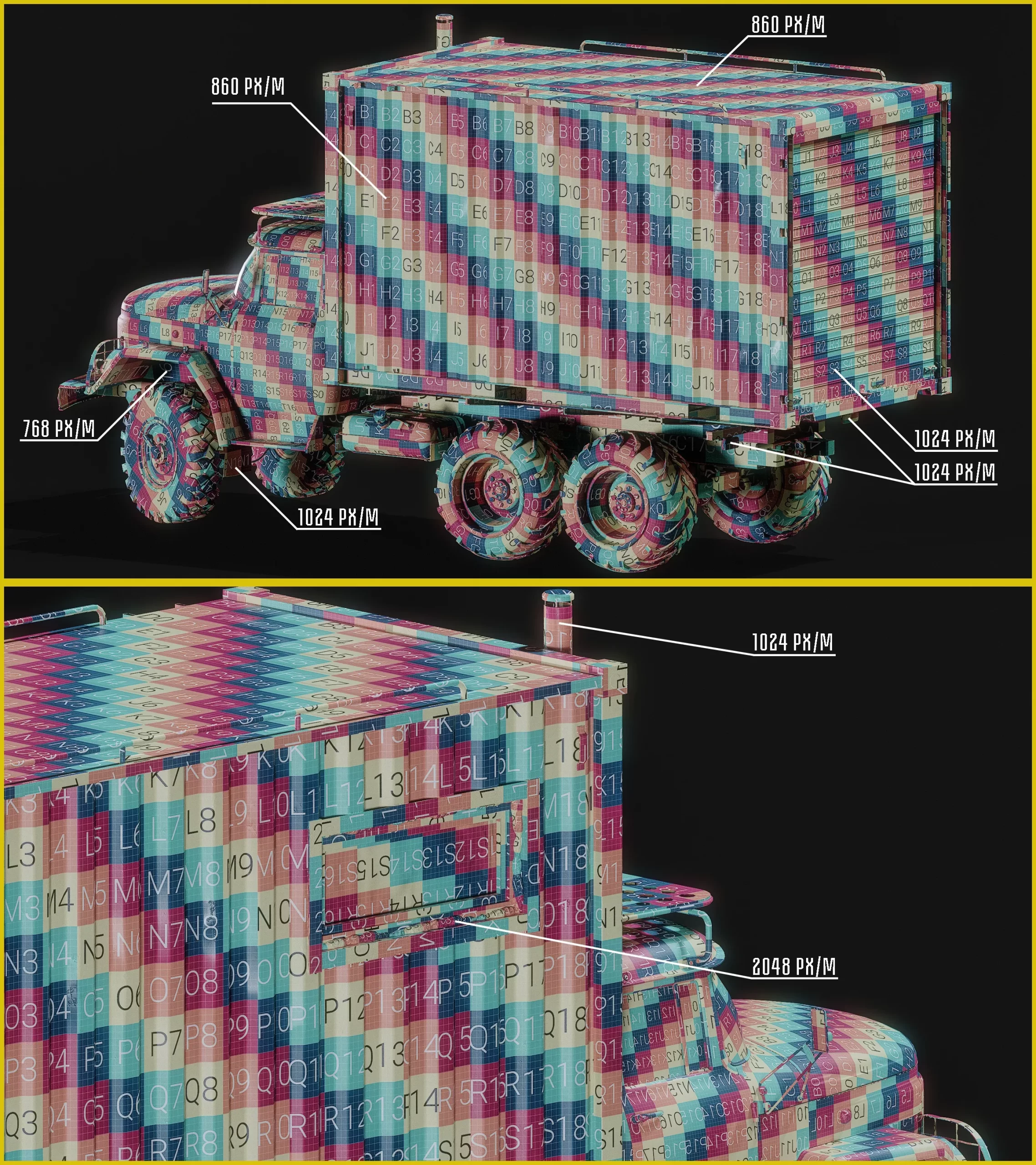 Zil Nomad 纹理密度分布示意图之二