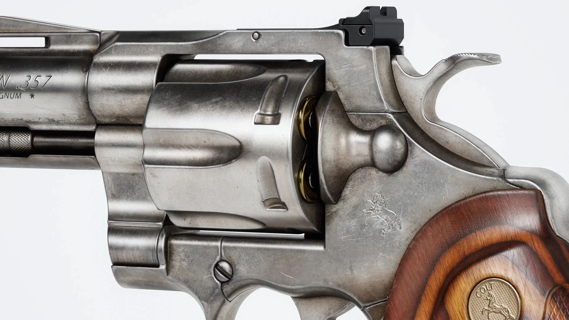 Colt Python 左轮手枪模型细节