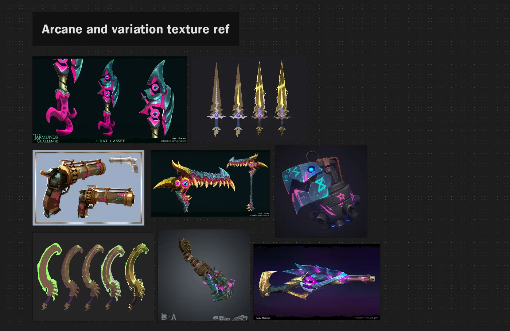 黄金护手纹理绘制 Substance 3D Painter 中绘制黄金护手的纹理过程截图