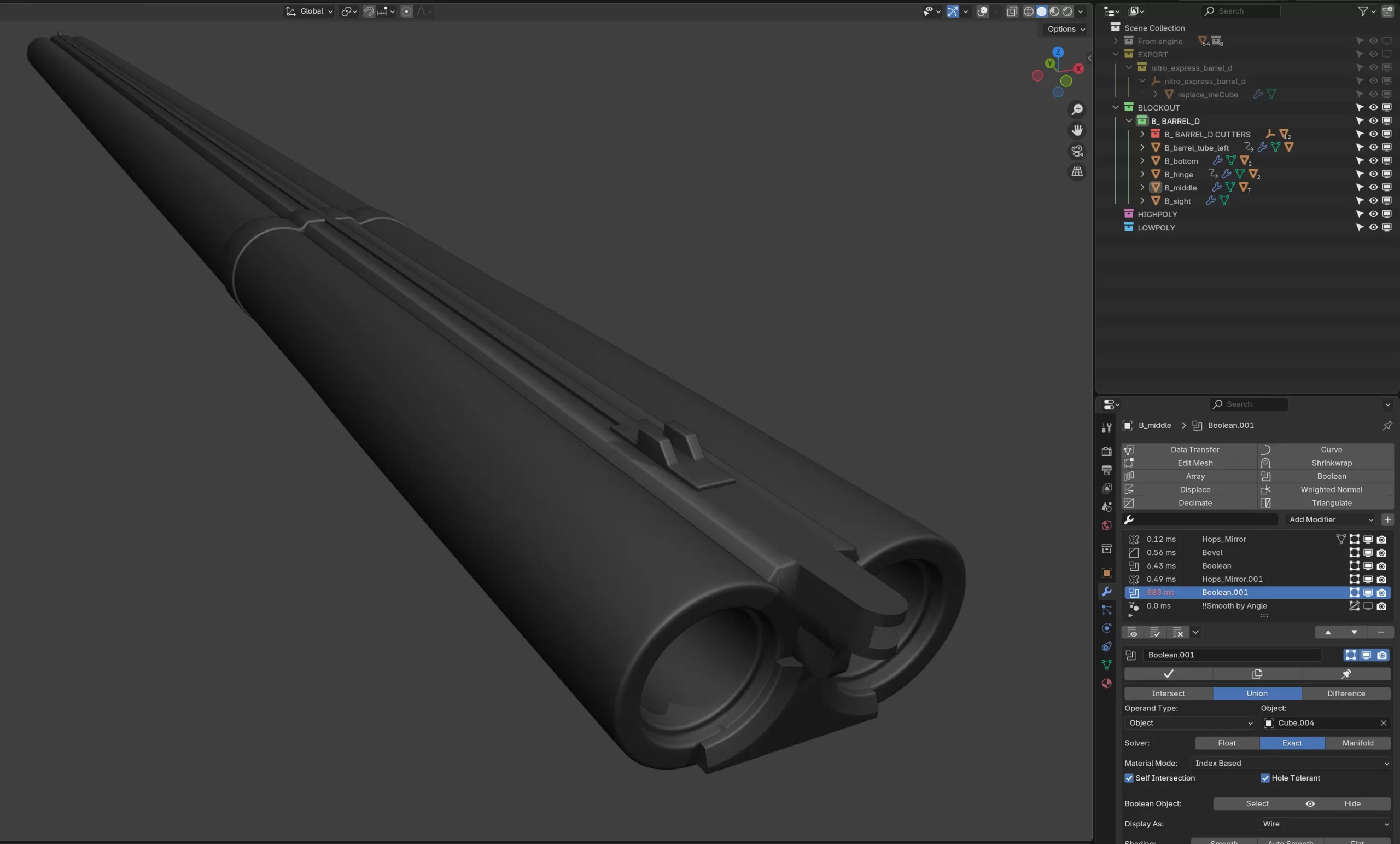 Hard Ops 布尔建模 使用 Hard Ops 进行布尔建模
