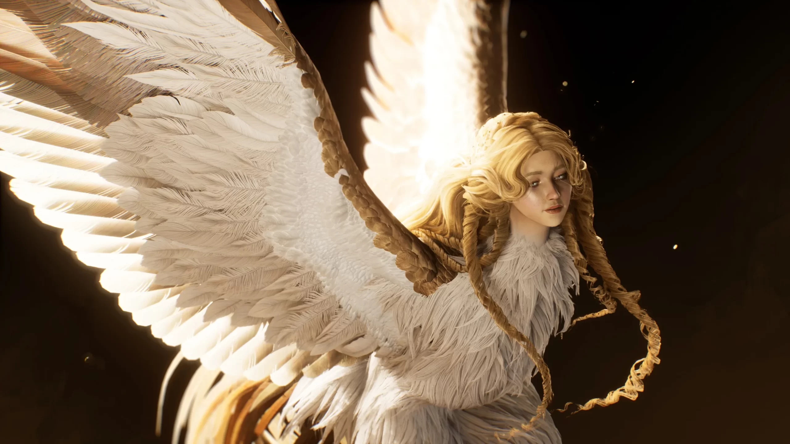 Owl Harpy 最终渲染图 Owl Harpy 角色最终渲染效果