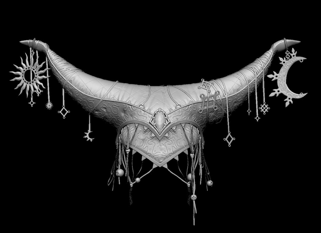 尖顶帽高模雕刻过程 ZBrush 尖顶帽高模雕刻过程动画