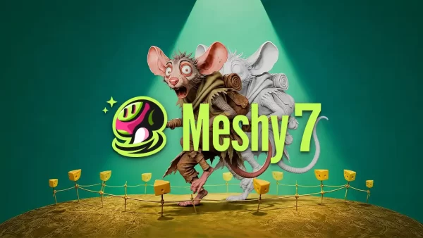 3D 生成式 AI「Meshy 7」发布：聚焦 3D 形状对齐精度