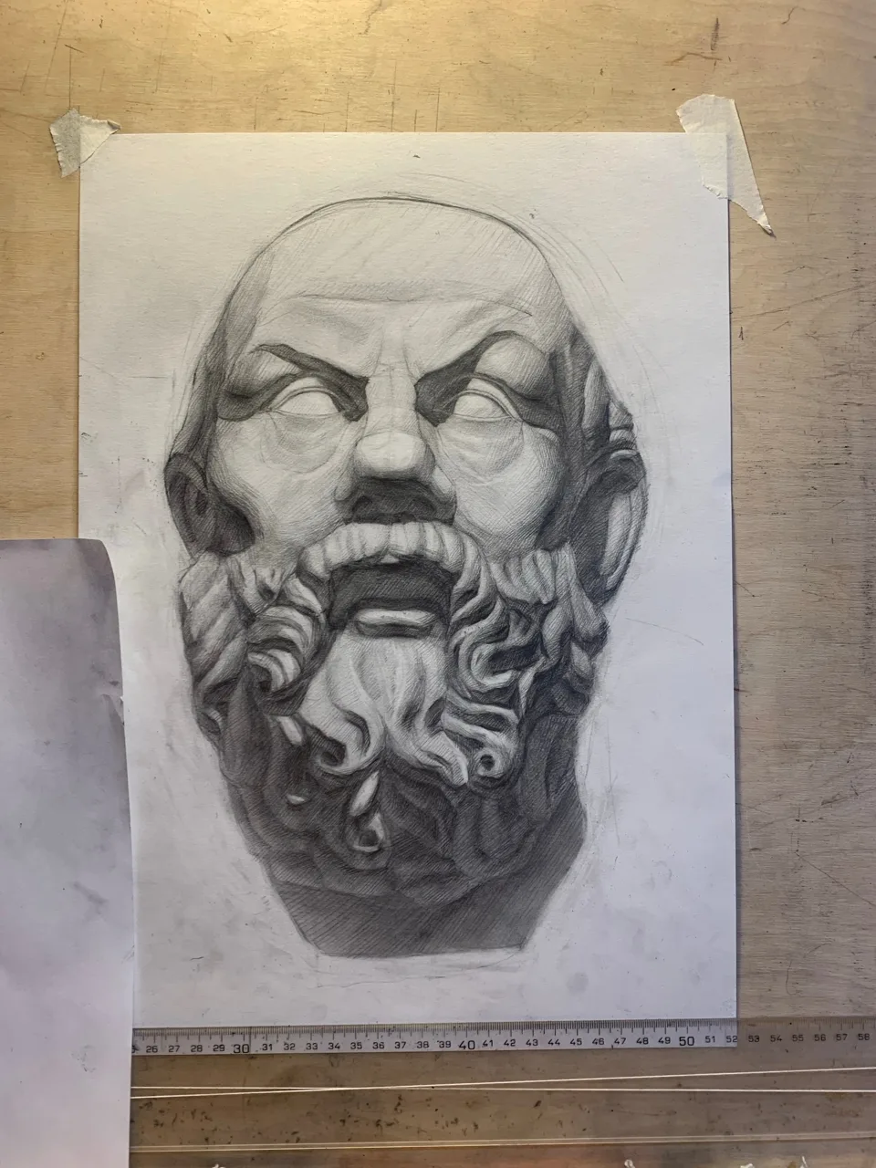 Matvey Meleshko 的石膏头部素描写生