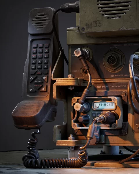 军用短波电台 PRC-2082 写实道具全流程制作